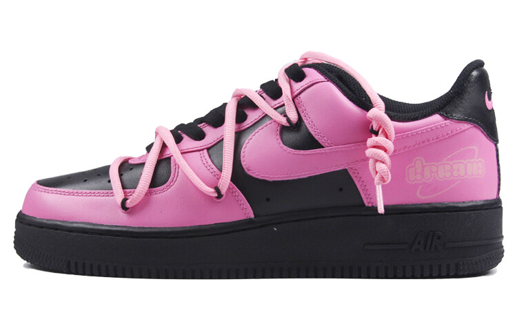 

Кроссовки Nike Air Force 1 Skateboard Shoes Women's Low-Top Black Pink, Черный, Кроссовки Nike Air Force 1 Skateboard Shoes Women's Low-Top Black Pink