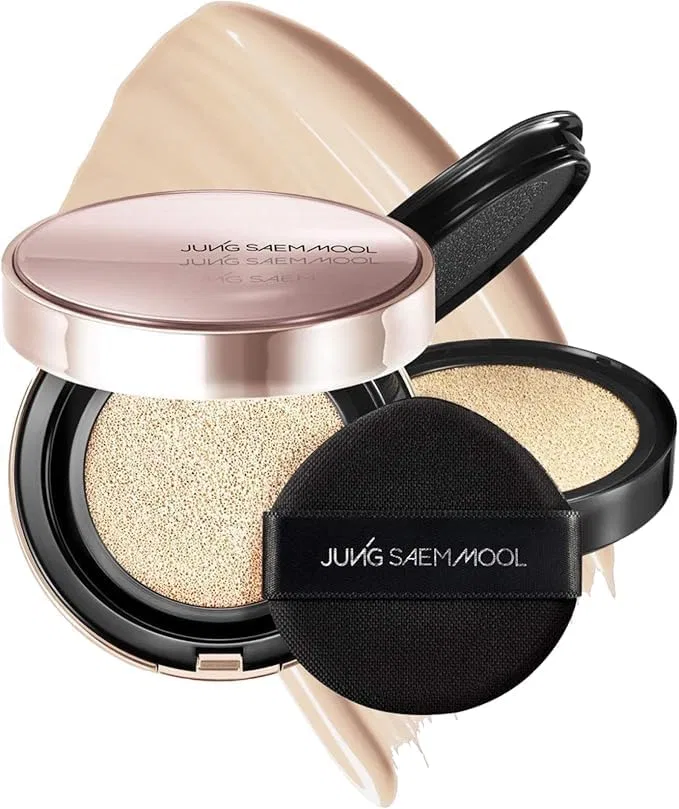 Тональное средство кушон John Senmill Master Class Radiant SPF50+ PA+++, оттенок N0 Cream, 2 предмета