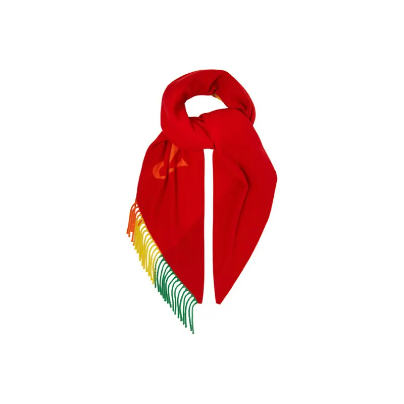 

Burberry Вязаный шарф унисекс, Red