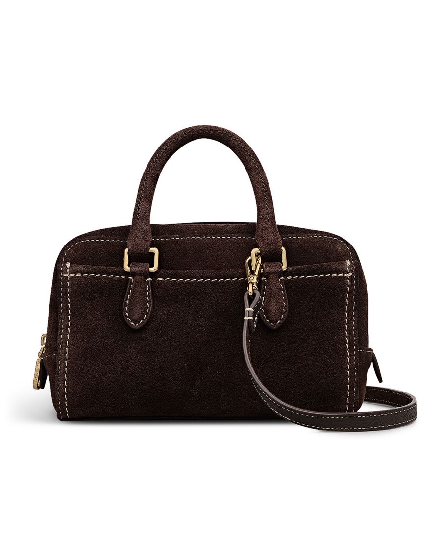 

Сумка-мешок Portland Way Suede Small Zip Around Grab Bag Radley London, Dark Oak