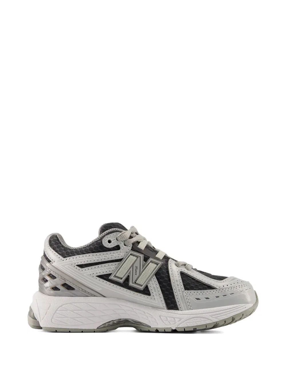 Кроссовки с нашивкой с логотипом 1906 года New Balance Kids, серый — фото 2
