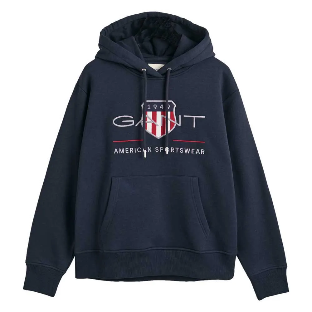 

Худи Gant Archive Shield, синий