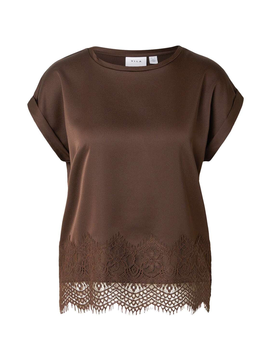 

VILA Блуза 'VIELLETTE' в темно-коричневом цвете