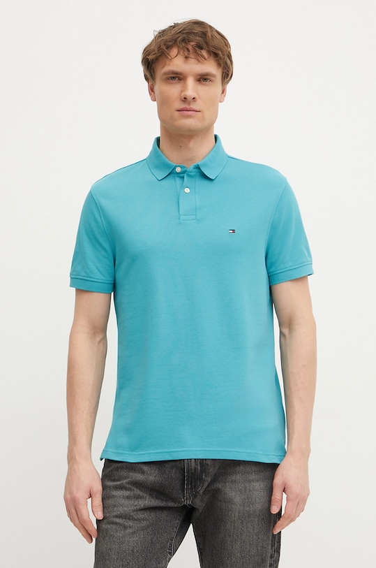 

Поло Tommy Hilfiger, бирюзовый