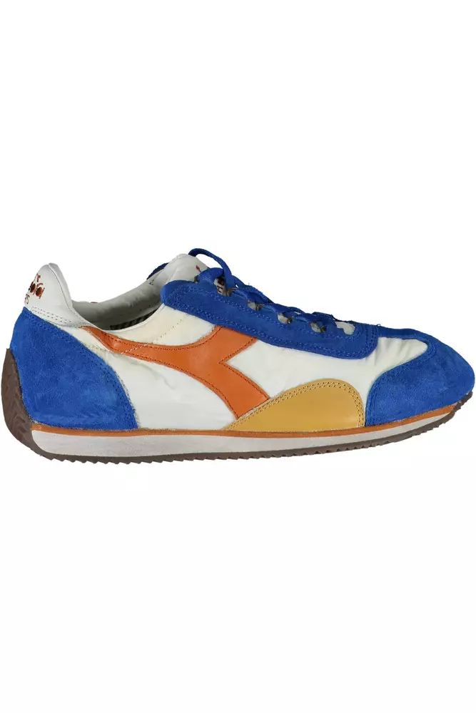 Контрастные женские кроссовки Diadora Chic со шнуровкой, синий