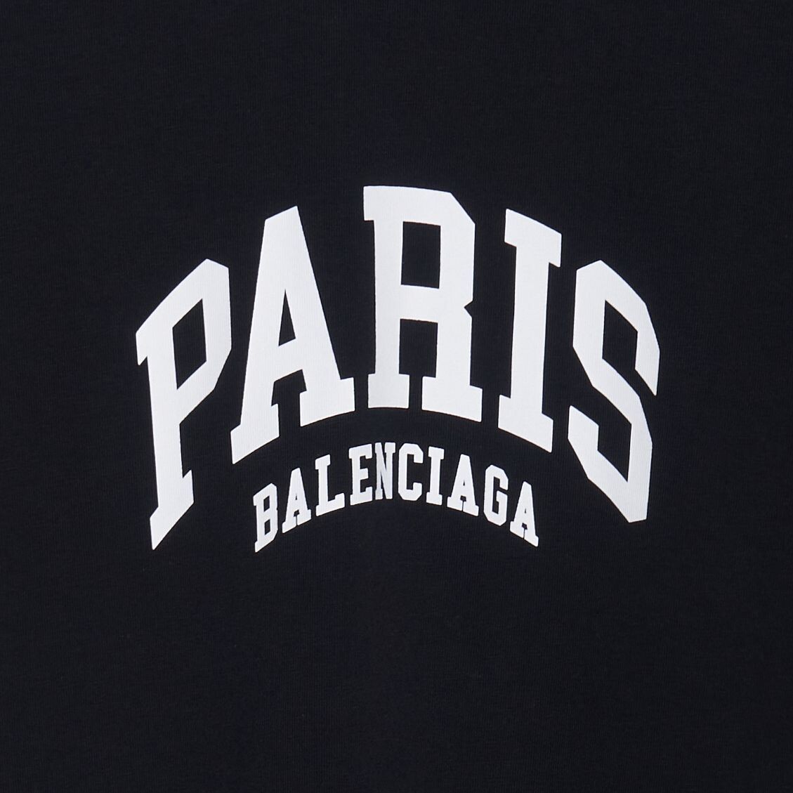 Футболка Balenciaga Paris женская, черный — фото 2