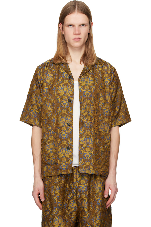 

Рубашка для пляжного отдыха Kae Tanaka Edition Needles, коричневый