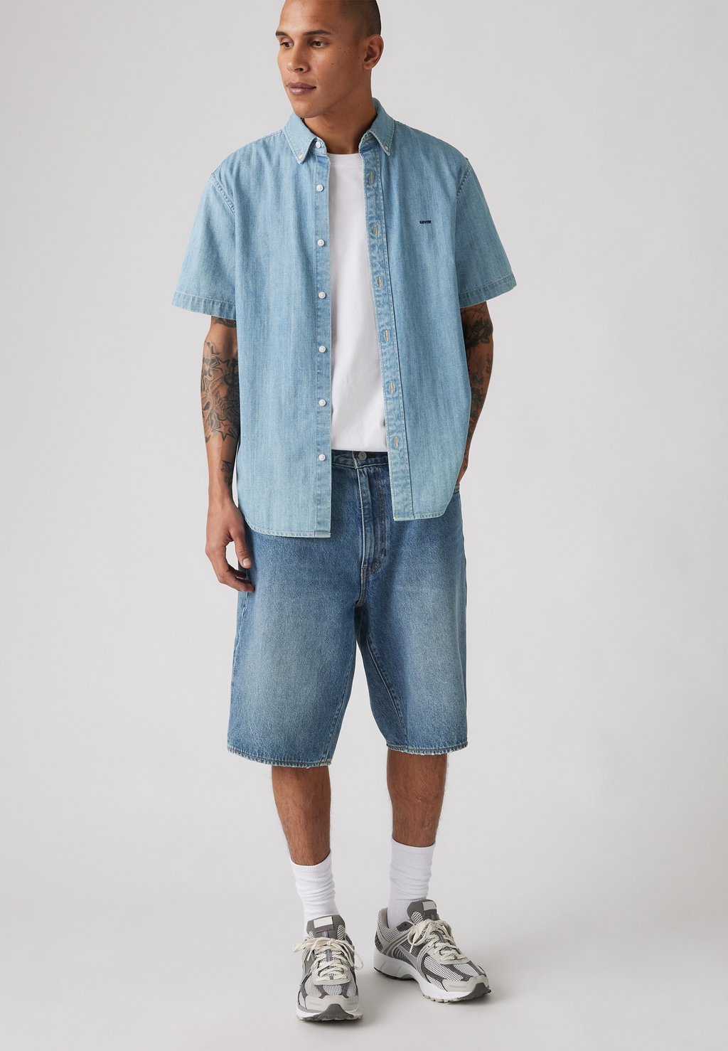 Джинсовые шорты 478 BAGGY Levi's, деним — фото 2