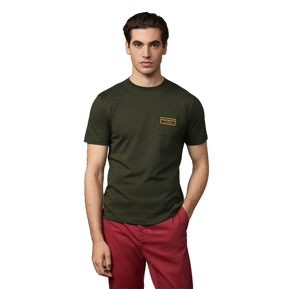 

Футболка с коротким рукавом Hackett Heritage Rally Pocket, зеленый