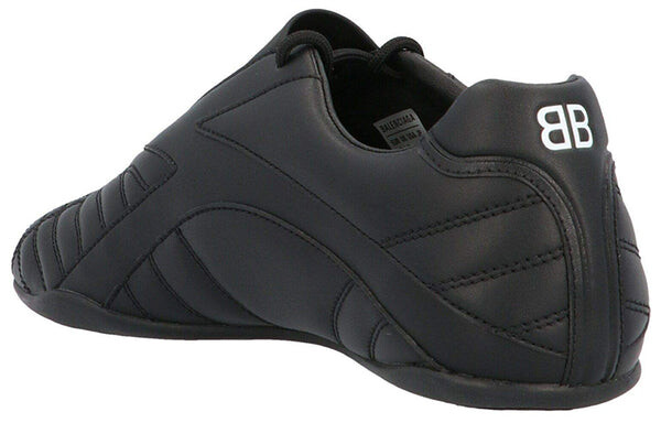 Кроссовки zen sneakers 'black leather' Balenciaga, черный — фото 4