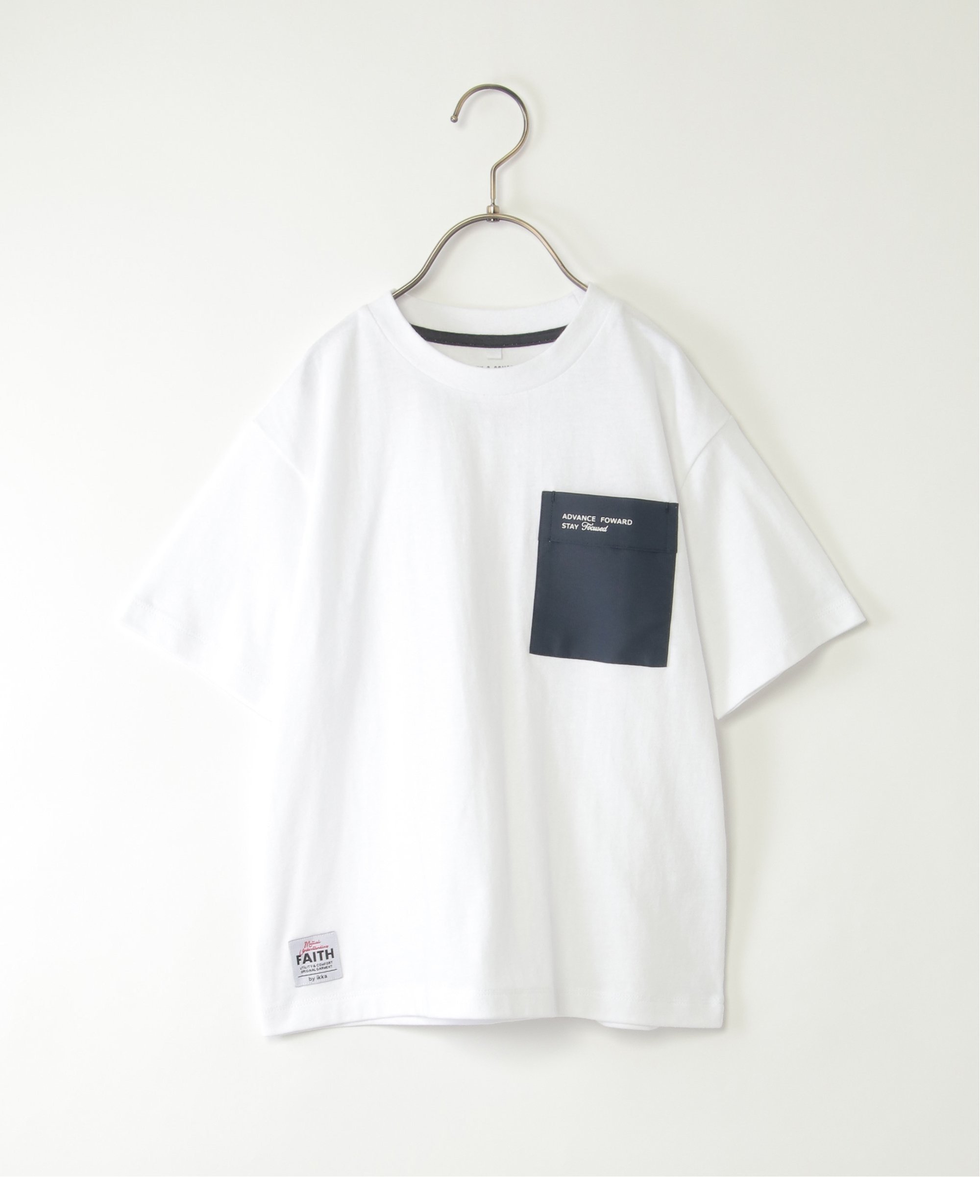 Футболка из смешанных материалов с принтом Pokelogo (120-160 см) Ikka, off white