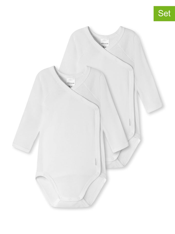 

Schiesser Комплект из 2 боди белого цвета