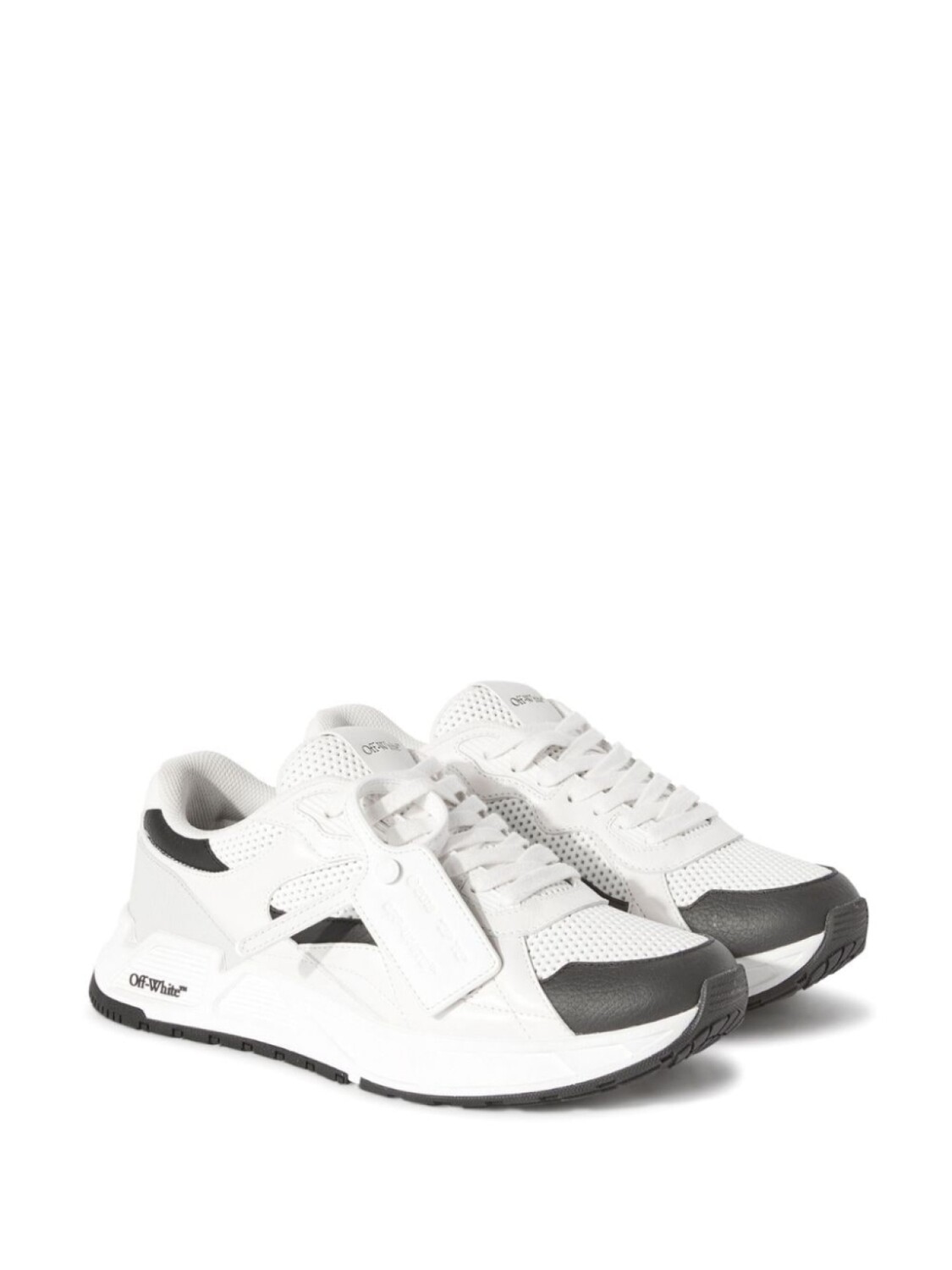 Кроссовки Off-White Kick, белый/черный — фото 2