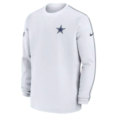 

Топ Nike Dallas Cowboys Sideline Coach Men’s NFL Long-Sleeve Top, белый
