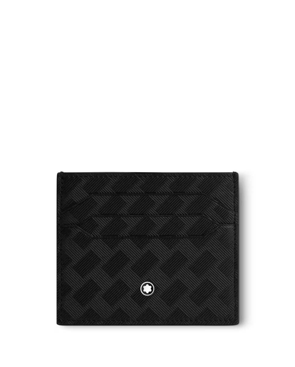 

Черная кожаная визитница унисекс Montblanc, чёрный
