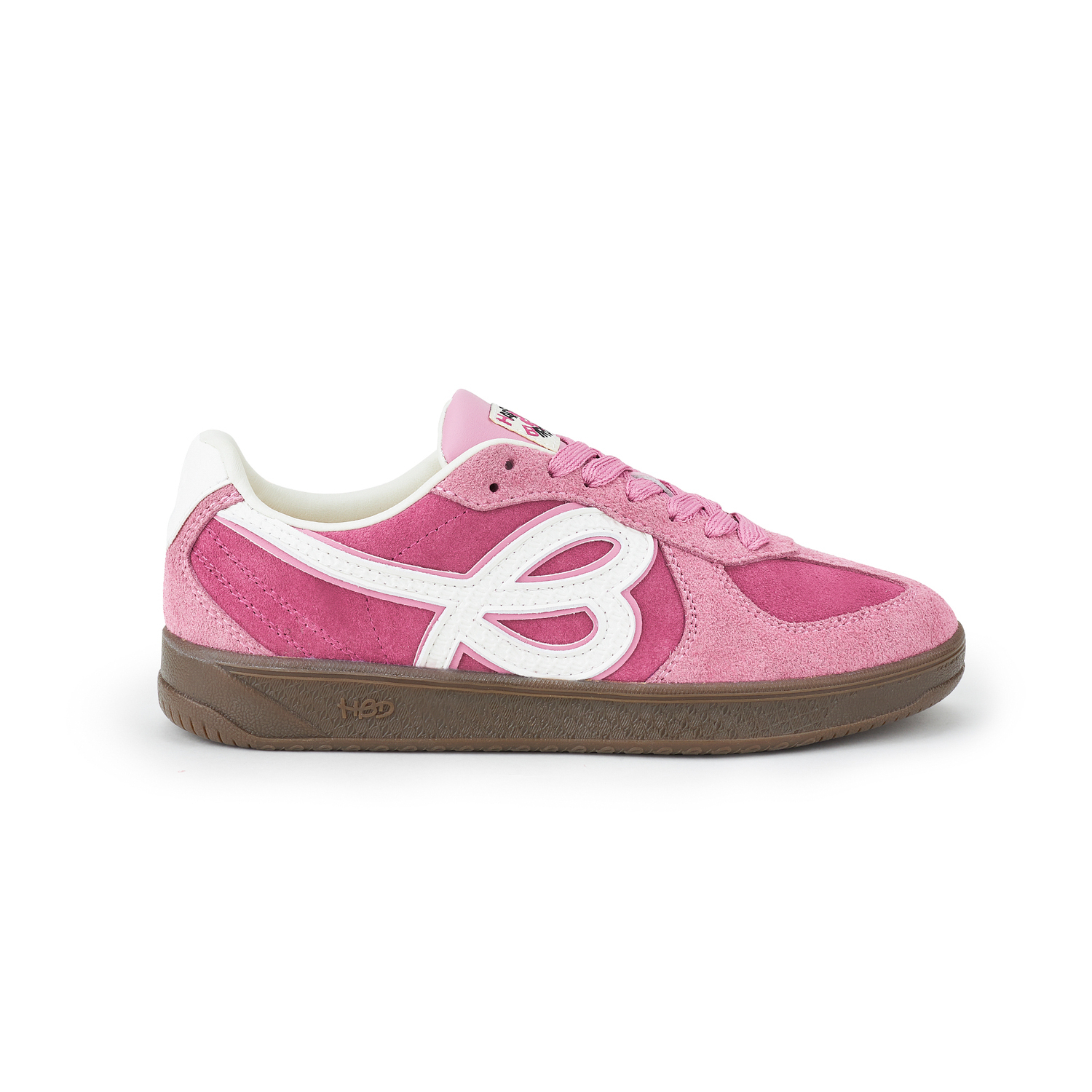 HAPPY BIRDS DAY Немецкие армейские кеды Unisex низкие белые с розовым акцентом Rebellious Pink (с подарком), цвет Rebellious Pink (Gift Included) — фото 3