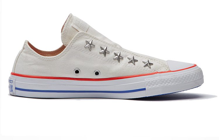Кеды (WMNS) Converse Chuck Taylor All Star Teen Slip 'Stars Studded', белый — фото 2