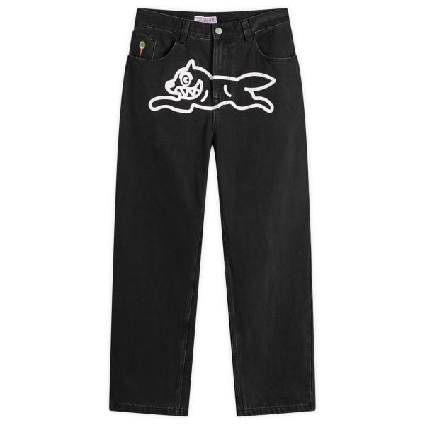 

Running dog свободные прямые джинсы Icecream, черный