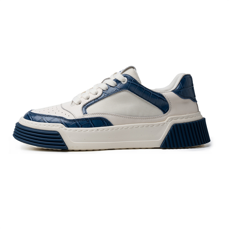 

FED Мужские низкие скейтбордские кроссовки бело-синие, цвет White Blue