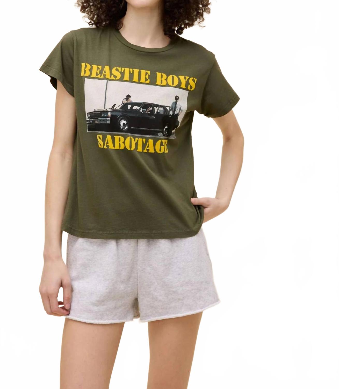 

DAYDREAMER Футболка Beastie Boys Sabotage Solo зеленого цвета, Зеленый, DAYDREAMER Футболка Beastie Boys Sabotage Solo зеленого цвета