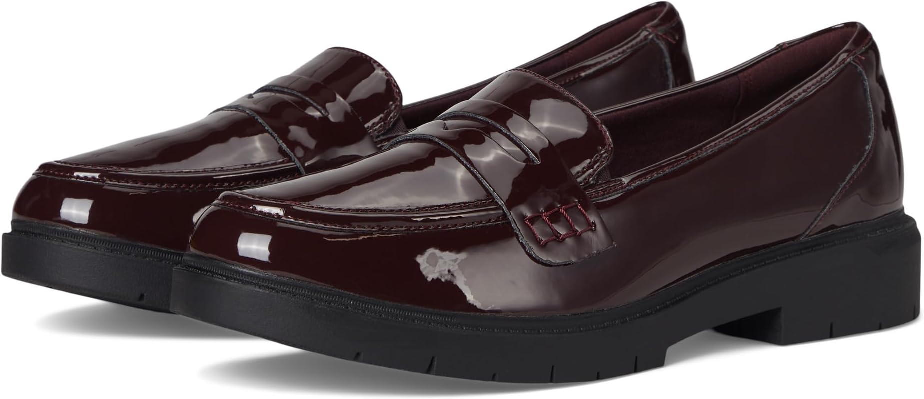 Лоферы Clarks Westlynn Ayla, цвет Burgundy Patent