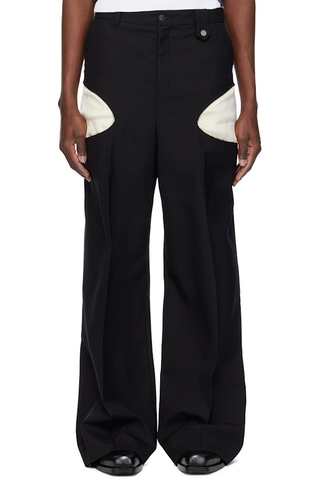 

Ажурные брюки Egonlab, черный