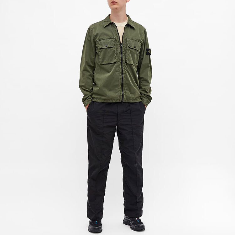 Куртка мужская зеленая Stone Island, зеленый — фото 2