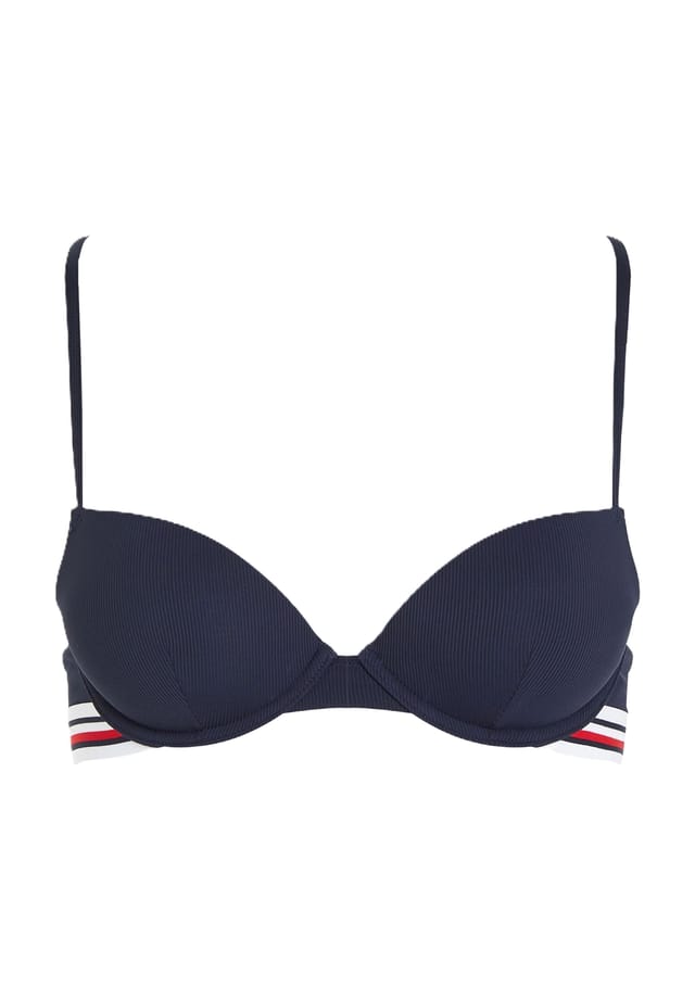

Верх бикини на косточках с бретелями Tommy Hilfiger, синий