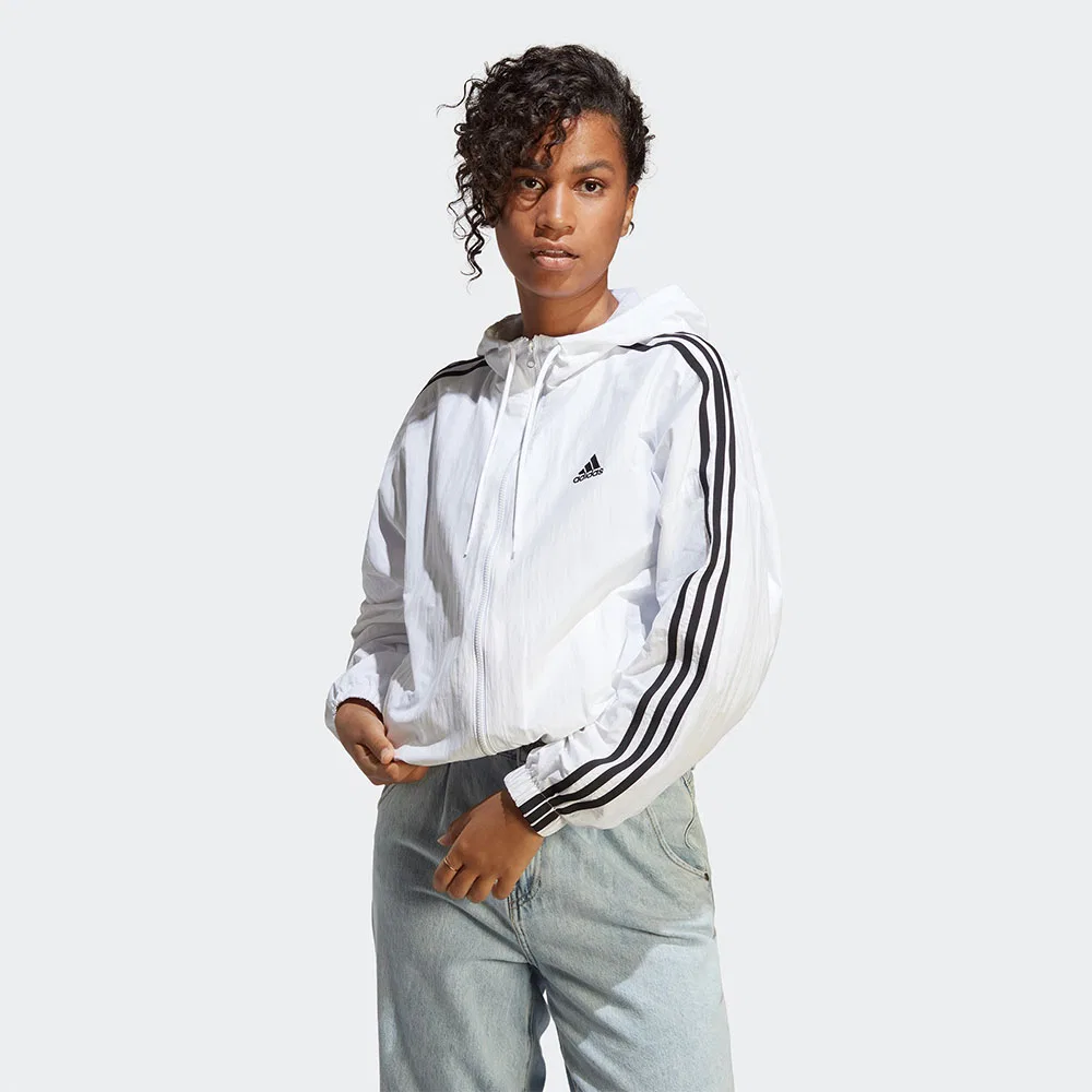 Женская ветровка Essential 3S из тканого материала белая от Adidas
