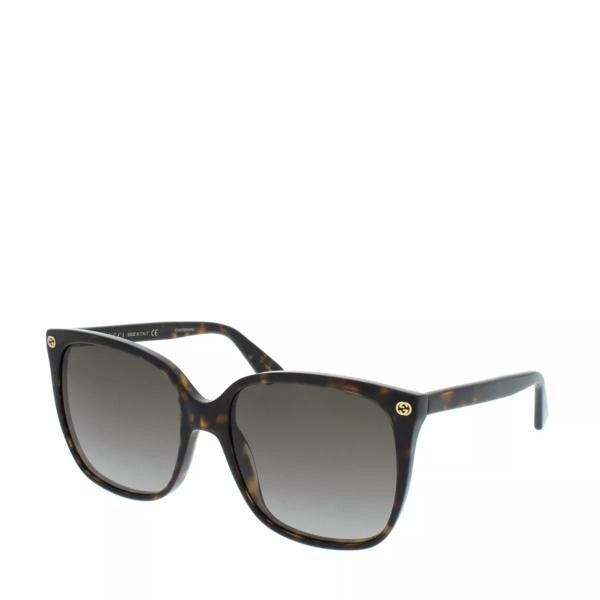 

Солнцезащитные очки gg0022s 00 Gucci, коричневый