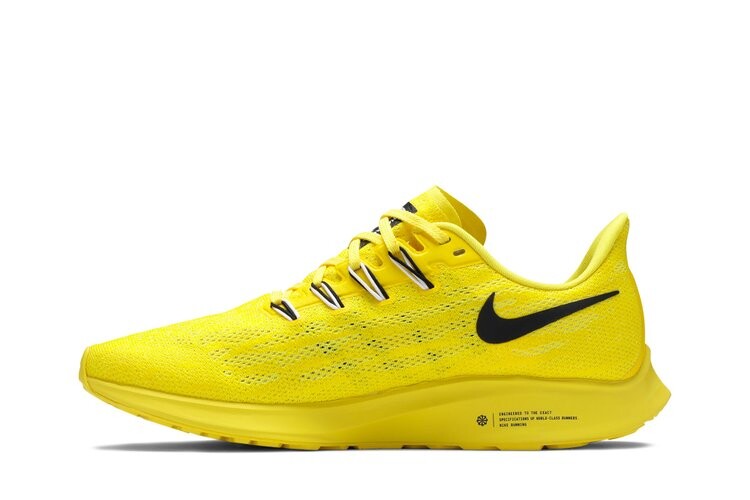 Кроссовки Nike Cody Hudson x Air Zoom Pegasus 36 'Chrome Yellow', желтый — фото 3