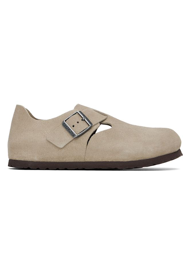 Узкие лоферы London Birkenstock, цвет taupe