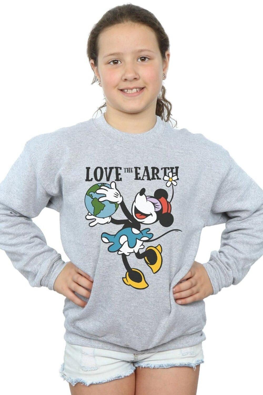 

Толстовка с Микки Маусом Love The Earth Disney, серый