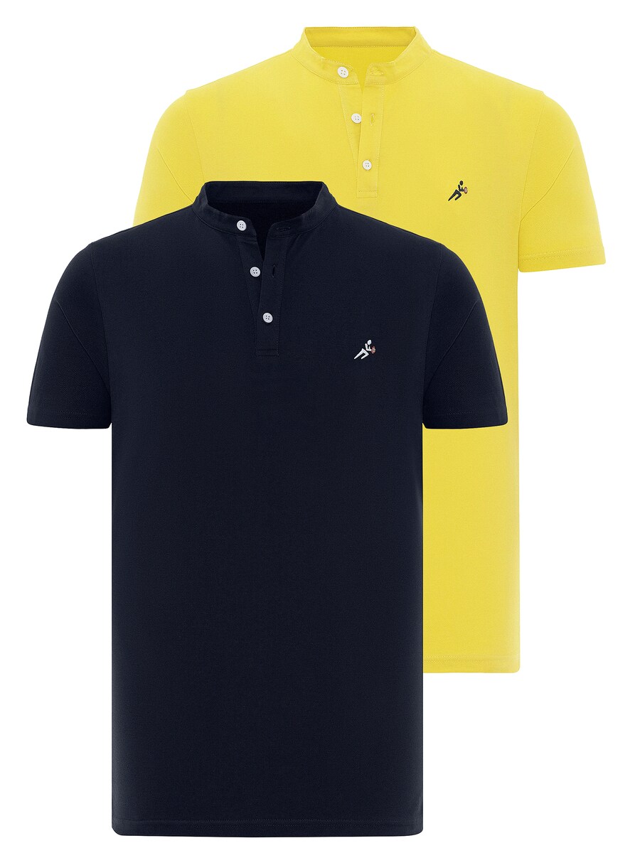 

Рубашка Moxx Paris EINDHOVEN, цвет Navy/Light yellow