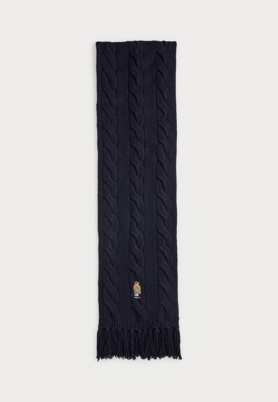

Шарф Polo Ralph Lauren POLO BEAR CABLE KNIT WOOL BLEND SCARF, Navy/Dark Blue