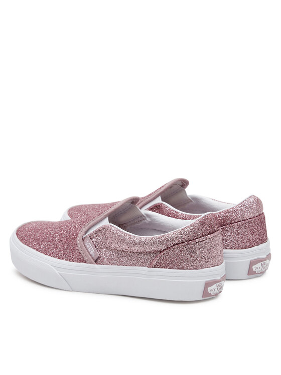 Тканевые кроссовки Classic Slip-On VN000CYTFSL1 Vans, розовый — фото 3