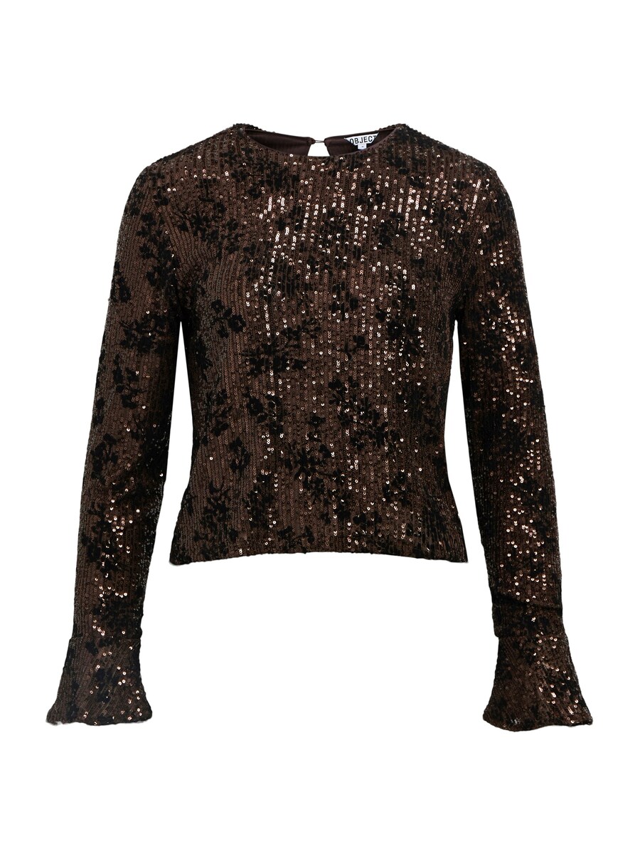 

Блуза OBJECT OBJEDEN, шоколадный