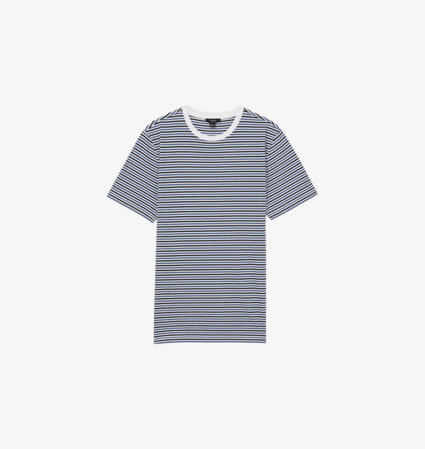 

Футболка из хлопкового джерси в полоску Reiss, белый
