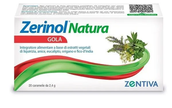 

Zerinol Natura Gola 20 конфет с бальзамическим и смягчающим эффектом