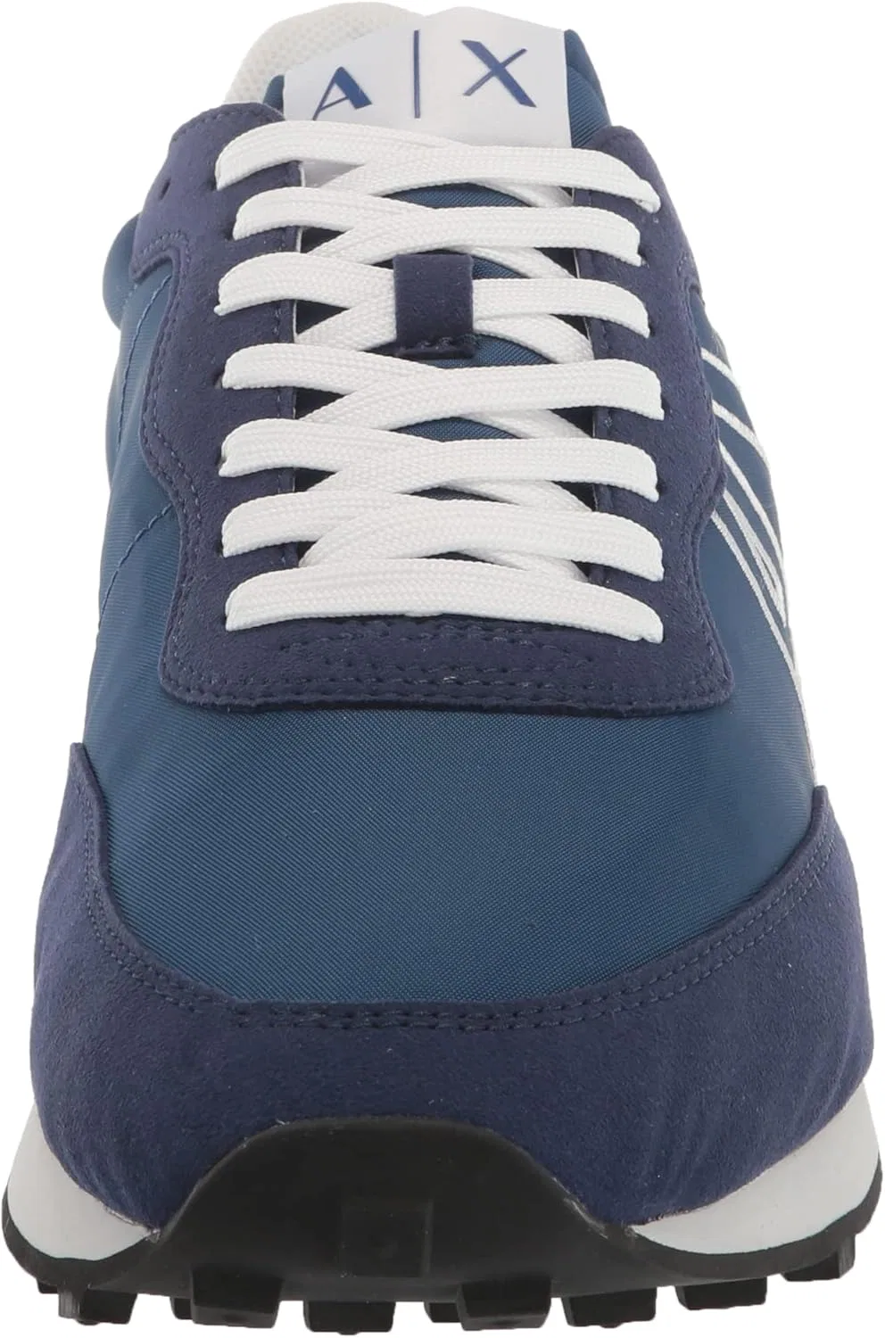 Мужские нейлоновые кроссовки Armani Exchange с контурным логотипом, Blue — фото 2