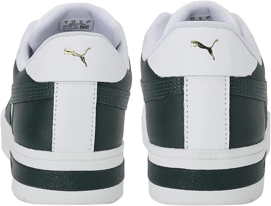 Кроссовки Puma Basket Classic из лакированной кожи, Puma White Green Gables — фото 4