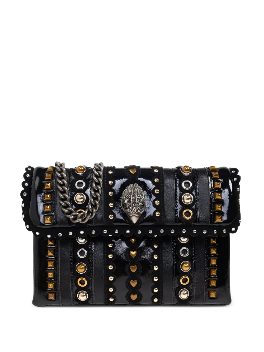 

Сумка на плечо Kensington с отделкой заклепками Kurt Geiger London, черный