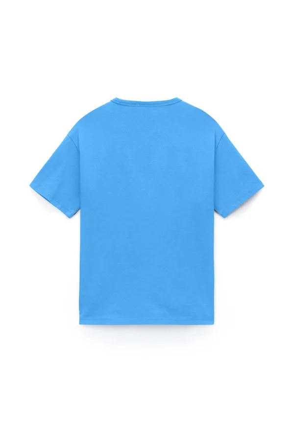 Новая футболка с логотипом в виде коробки и принтом ss Napapijri, Blue Jasper — фото 4