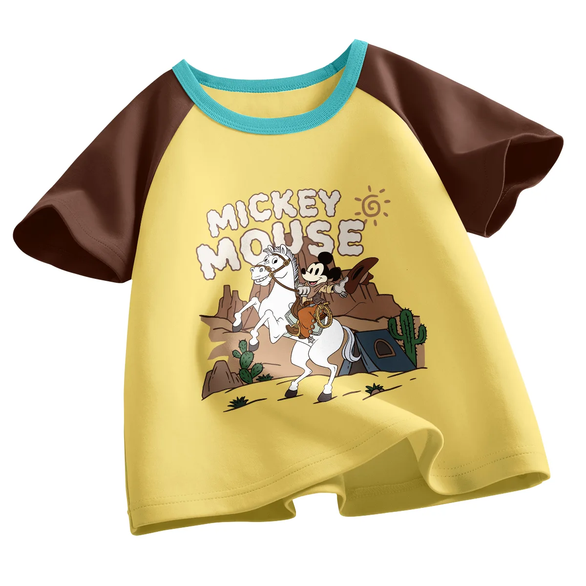 Детская футболка с круглым вырезом Disney, Di Happy Sky Blue — фото 3