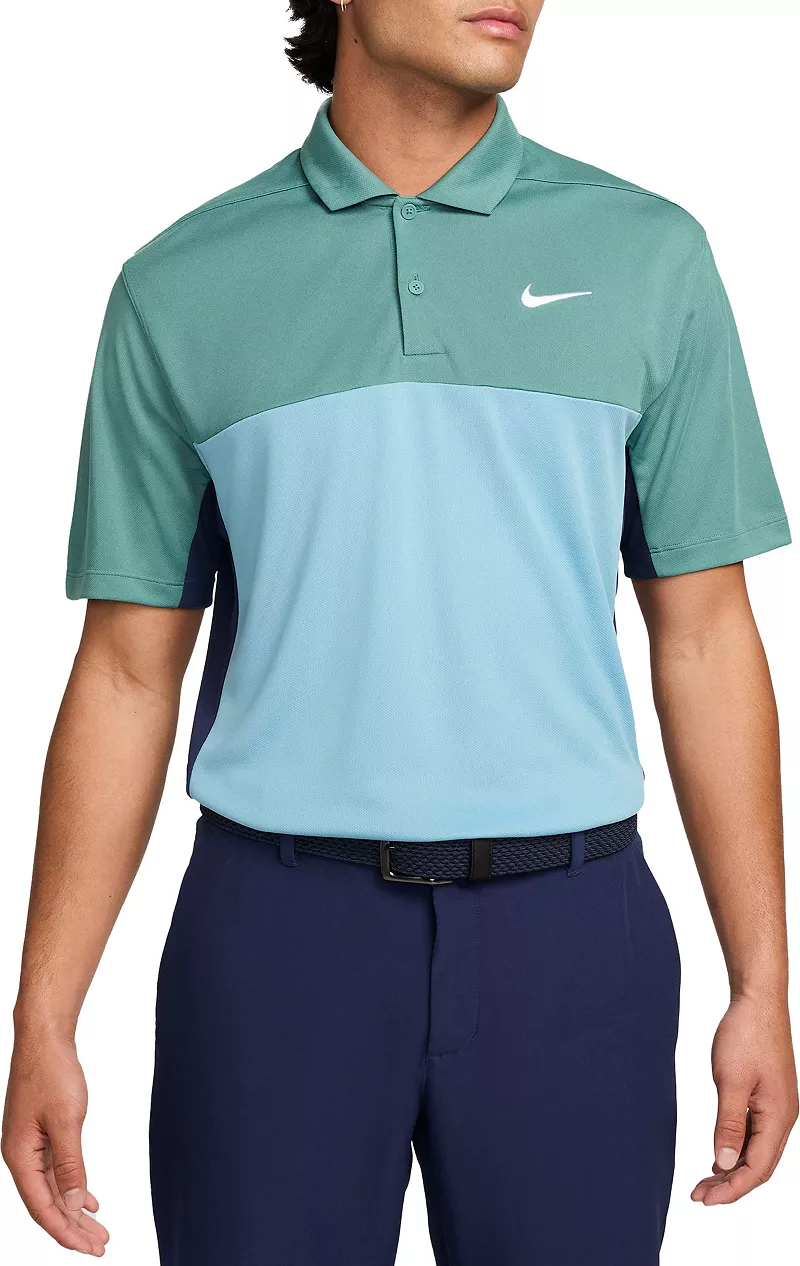

Мужская рубашка-поло для гольфа Nike Dri-FIT Victory+ Block, цвет Bicoastal