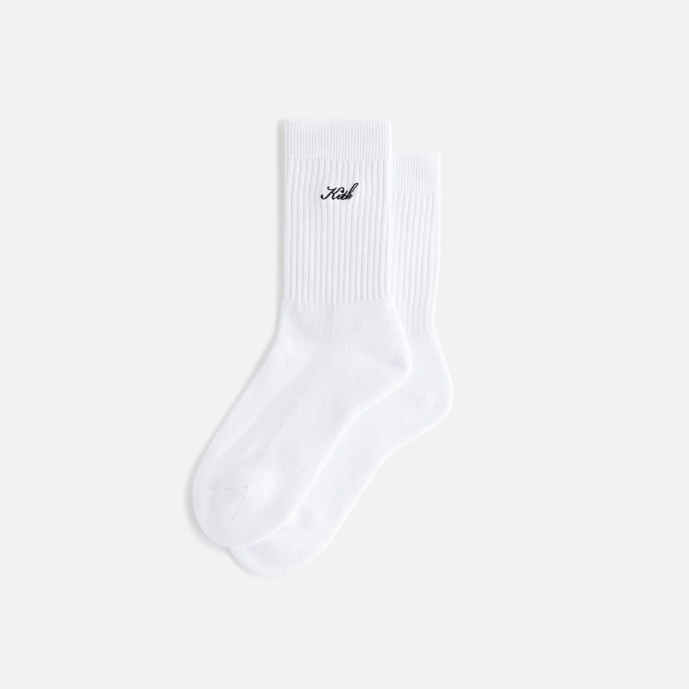 

Носки Kith Women Script Classic Crew Socks, белый