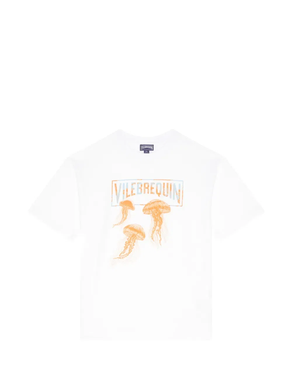 Футболка с изображением Медузы Vilebrequin Kids, белый