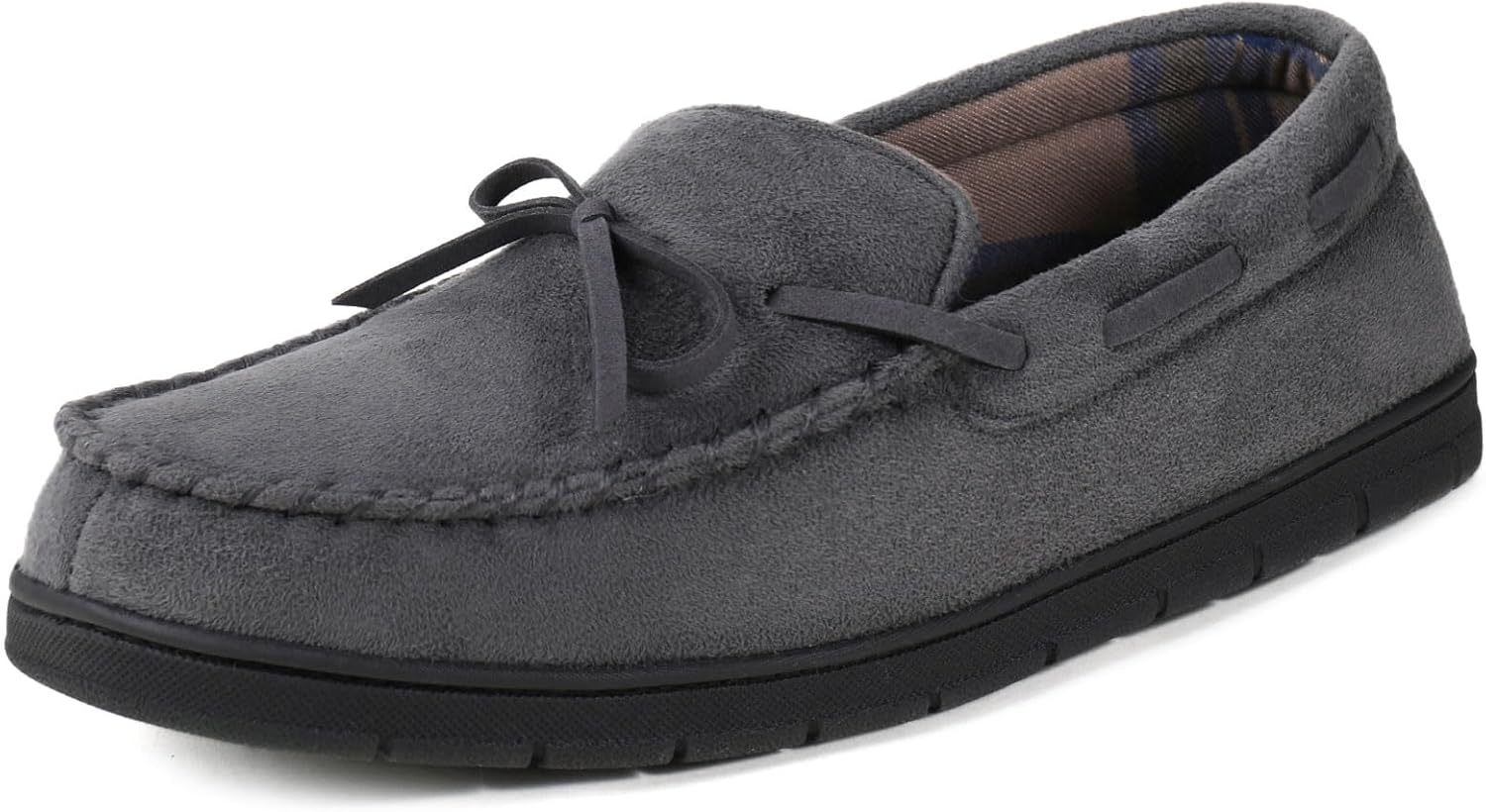 

Мужские мокасины ULTRAIDEAS Luke из микрозамши с завязками для дома и улицы, серый