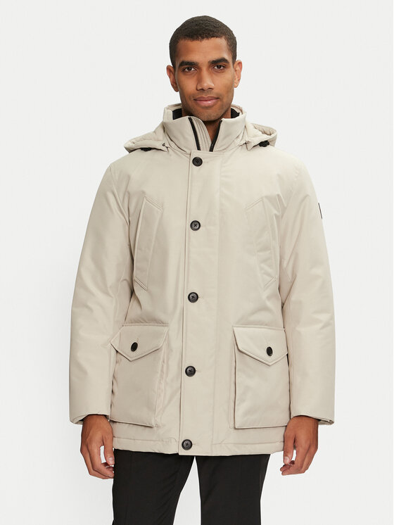 

Зимняя куртка regular fit Osiass 50499551 Boss, бежевый