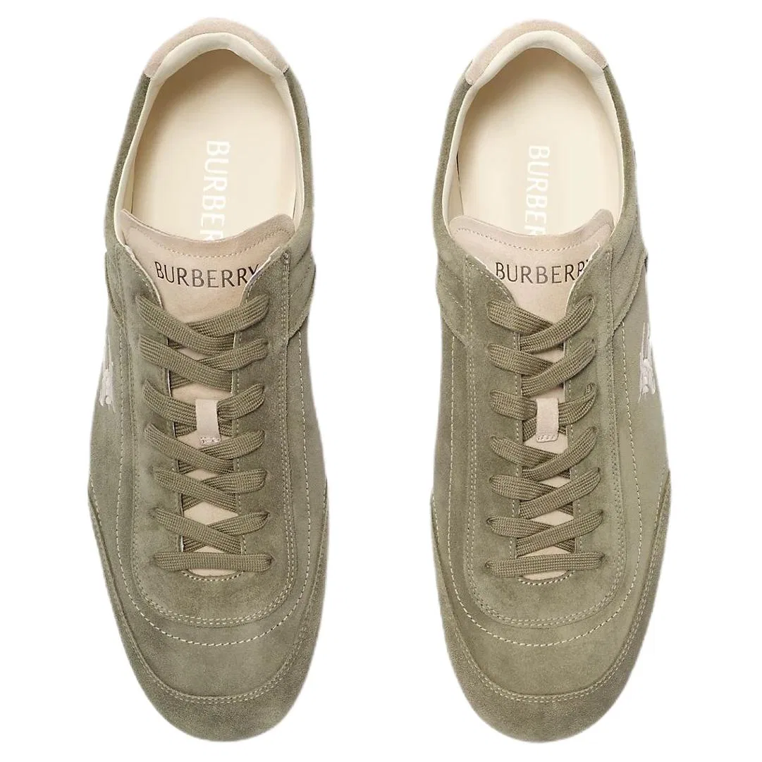 Кроссовки повседневные низкие Burberry Air Force Green & Tawny — фото 4